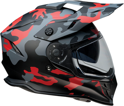 Z1R Range Helmet - Camo Red, 2XL - Durable ABS Shell with Versatile Design
