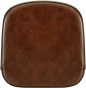 SADDLEMEN Tall Sissy Bar Pad - Lariat - Distressed - Brown - FL '99-'23 040741