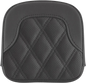 SADDLEMEN Tall Sissy Bar Pad - RoadSofa™ - Lattice Stitch - Black - FL '99-'23 040744