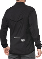 100% Corridor Stretch Windbreaker Jacket - Black - Small 40042-00000