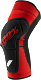 100% Ridecamp Knee Guards - Red/Black - Large 70001-00011