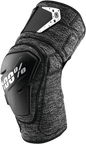 100% Fortis Knee Guards - Heather Gray/Black - L/XL 70007-00004