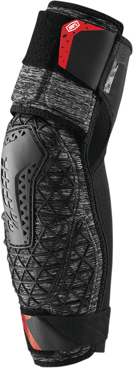 100% Surpass Elbow Guards - Heather Gray/Black - Medium 70008-00006