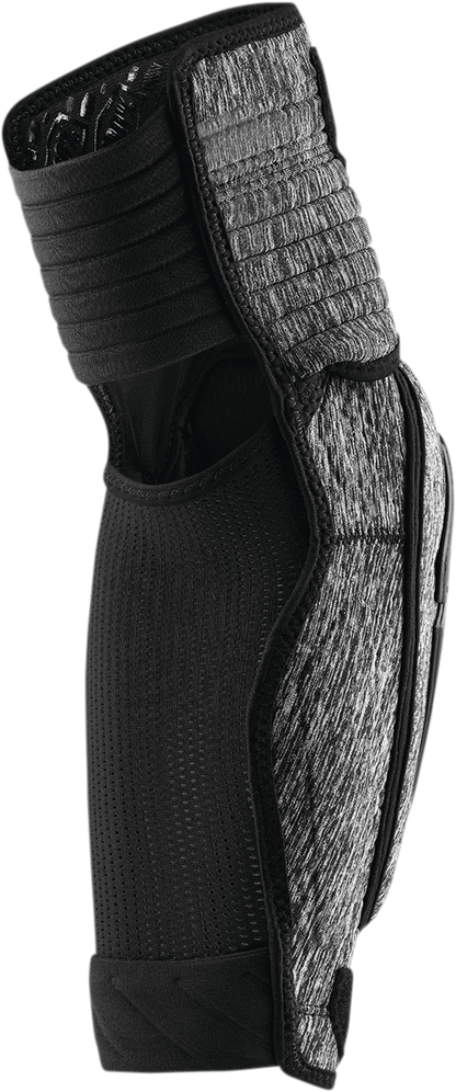 100% Fortis Elbow Guards - Heather Gray/Black - L/XL 70006-00004