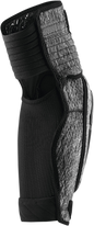 100% Fortis Elbow Guards - Heather Gray/Black - L/XL 70006-00004