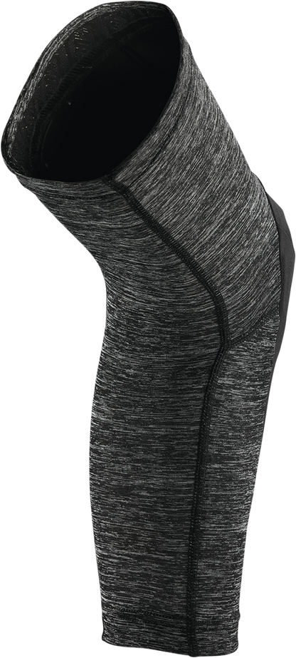 100% Teratec Knee Guards - Heather Gray/Black - XL 70003-00008