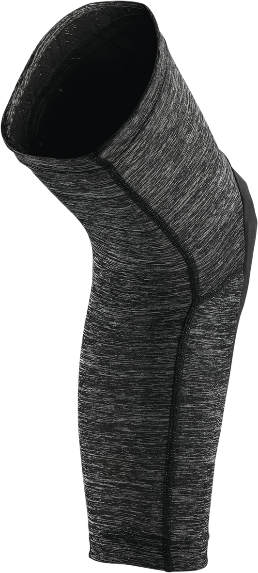100% Teratec Knee Guards - Heather Gray/Black - XL 70003-00008
