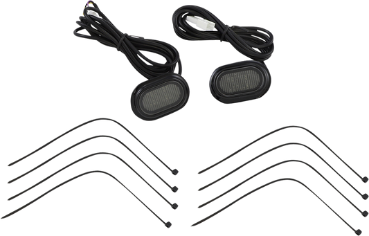 CUSTOM DYNAMICS Antenna Grommet Light - Smoke Lens - Black CD-PLUG-SB