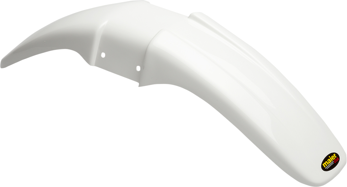 MAIER Replacement Front Fender - White - Yamaha - TW '87-'22 183001
