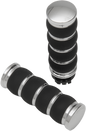 ARLEN NESS Fusion Ring Leader Grips - Cable - Chrome 07-312