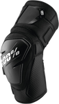 100% Fortis Knee Guards - Black - L/XL 70007-00002
