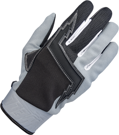 BILTWELL Baja Gloves - Gray - Medium 1508-1101-303