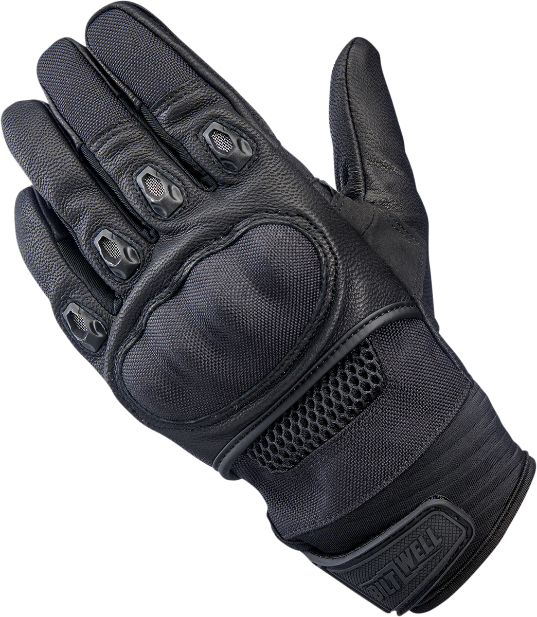 BILTWELL Bridgeport Gloves - Black Out - XS 1509-0101-301