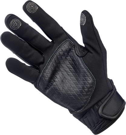 BILTWELL Baja Gloves - Black Out - Small 1508-0101-302