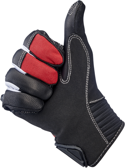BILTWELL Bridgeport Gloves - Red - XL 1509-0801-305