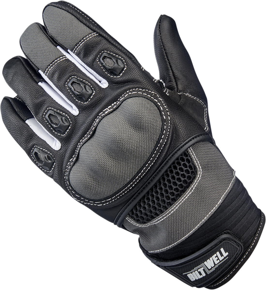 BILTWELL Bridgeport Gloves - Gray - XL 1509-1101-305