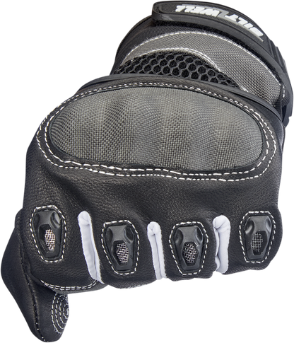 BILTWELL Bridgeport Gloves - Gray - Small 1509-1101-302