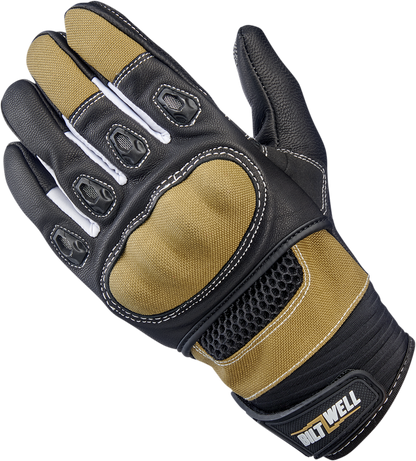 BILTWELL Bridgeport Gloves - Tan - XS 1509-0901-301
