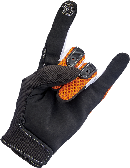 BILTWELL Anza Gloves - Orange - Large 1507-0601-004