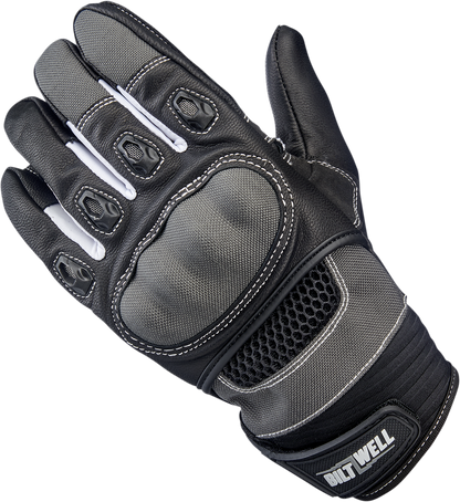 BILTWELL Bridgeport Gloves - Gray - 2XL 1509-1101-306