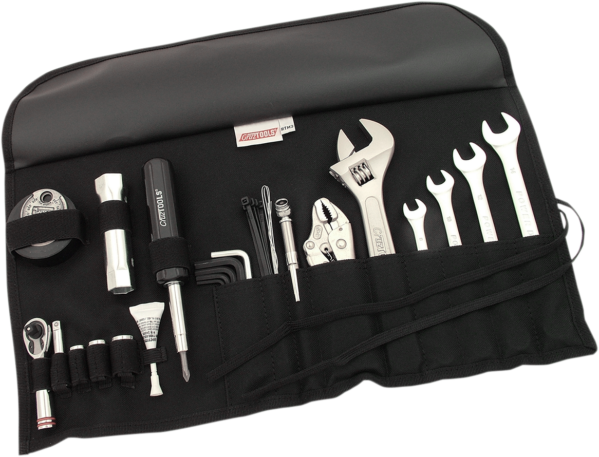 CRUZTOOLS Tool Kit - Roll-Up - Japanese Metric Motorcycle/ATV/UTV RTM3