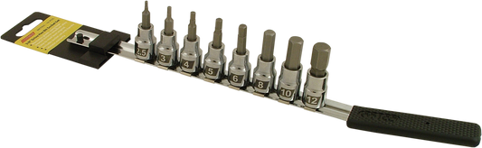 CRUZTOOLS Socket Bit Set - Hex - Metric ME38HBS