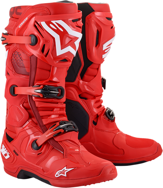 ALPINESTARS Tech 10 Boots - Red - US 14 / EU 49.5 2010020-30-14