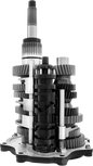BAKER DRIVETRAIN 7-Speed Gear Set for Harley-Davidson with Polished DD7-37602