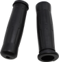 AVON GRIPS Old School Rubber Grips - Throttle-By-Wire - Black OLD-69-BLK-FLY