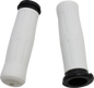 AVON GRIPS Old School Rubber Grips - Throttle-By-Wire - White OLD-69-WHITE-FL