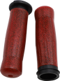 AVON GRIPS Old School Rubber Grips - Throttle-By-Wire - Sparkling Red OLD-69-SRED-FLY