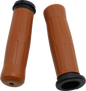 AVON GRIPS Old School Rubber Grips - Throttle-By-Wire - Tan OLD-69-TAN-FLY