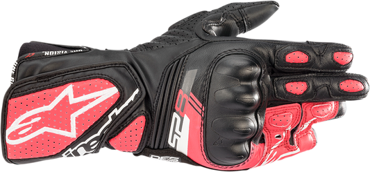 ALPINESTARS Stella SP-8 V3 Gloves - Black/White/Diva Pink - Large 3518321-1832-L