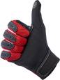BILTWELL Anza Gloves - Red - Small 1507-0801-002
