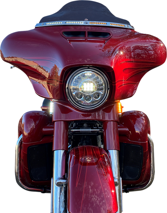 CUSTOM DYNAMICS Light Strip - Chrome PB-DS2-14-C