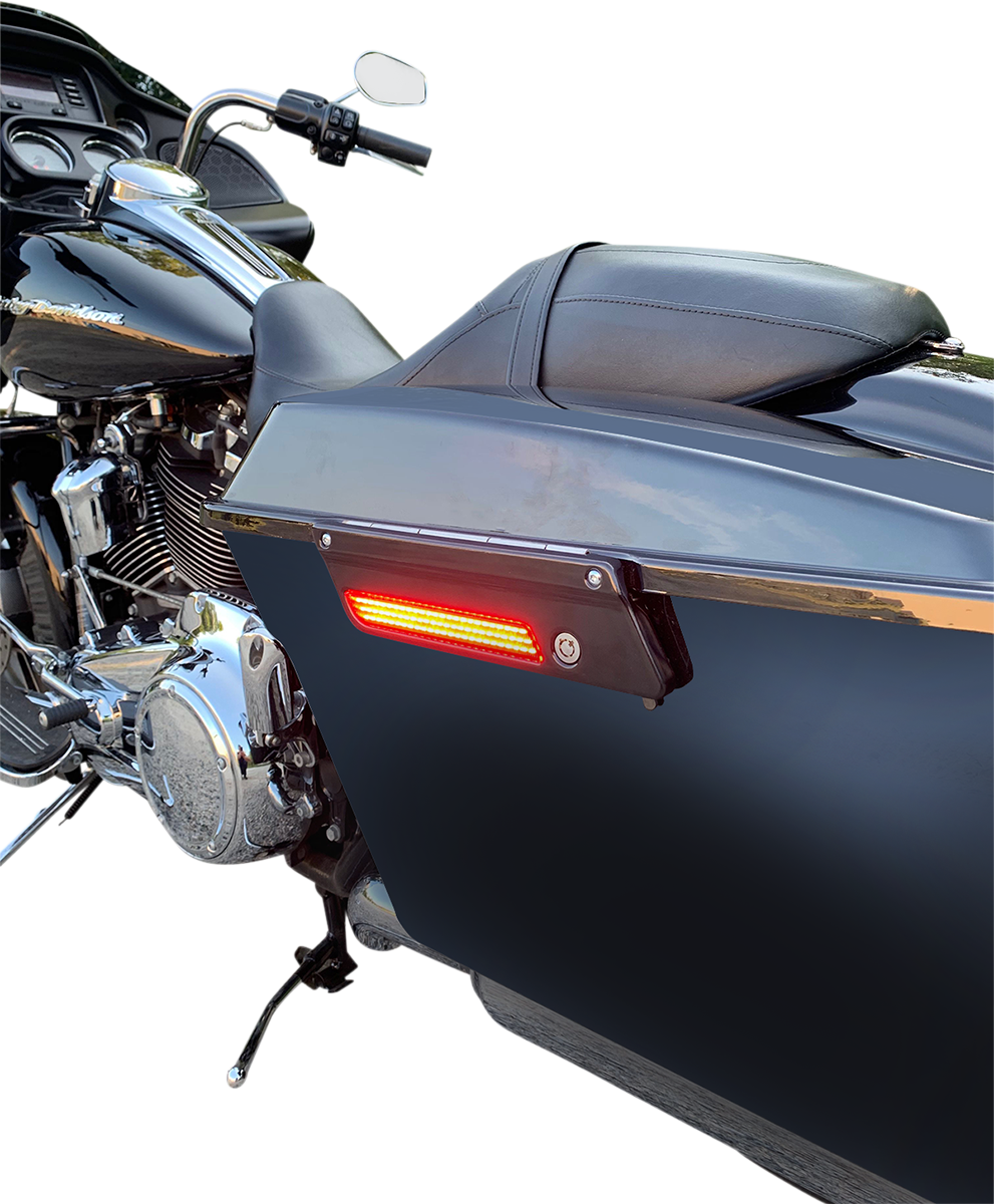 CUSTOM DYNAMICS Saddlebag Light - Smoke Lens CD-LATCH-DC4-S