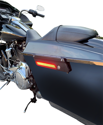 CUSTOM DYNAMICS Saddlebag Light - Smoke Lens CD-LATCH-DC4-S