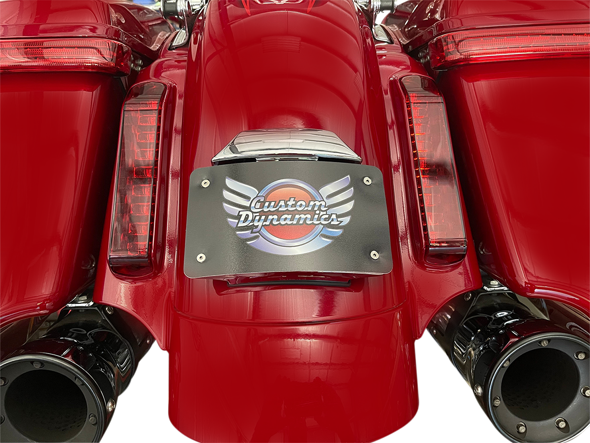 CUSTOM DYNAMICS License Plate Mount - Chrome CD-CVO-MOUNT-C
