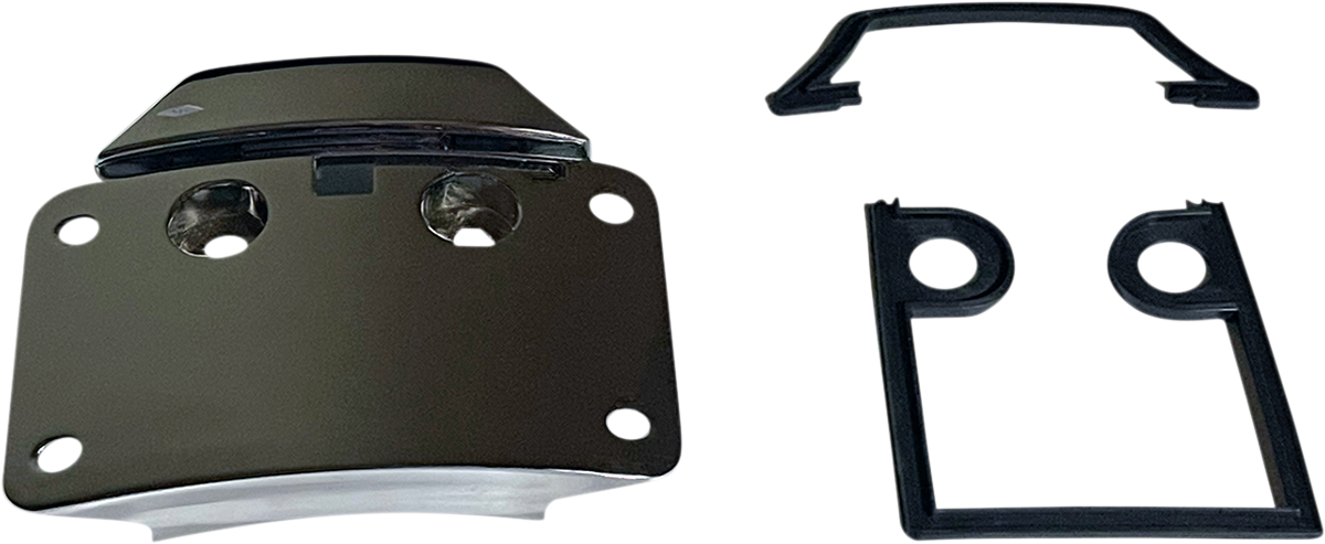 CUSTOM DYNAMICS License Plate Mount - Chrome CD-CVO-MOUNT-C