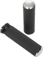 ARLEN NESS Knurled Grips - Cable - Chrome 07-324