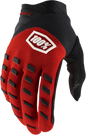 100% Airmatic Gloves - Red/Black - Small 10000-00025