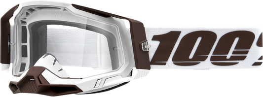 100% Racecraft 2 Goggle - Snowbird - Clear Lens 50009-00007
