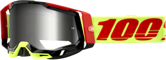100% Racecraft 2 Goggle - Wiz - Flash Silver Mirror Lens 50010-00010