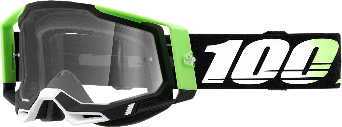100% Racecraft 2 Goggle - Kalkuta - Silver Mirror Lens 50010-00006