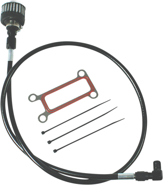 FEULING PARTS Oil Tank Breather Kit - Black - 99'-01' Touring 3076
