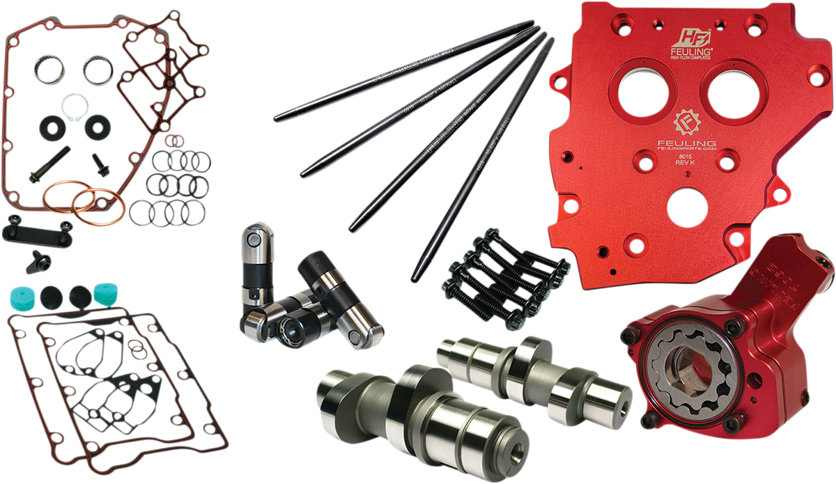 FEULING PARTS Camchest Kit - Race Series® - Reaper 574 - Gear Drive - w/One Piece Pushrods - Twin Cam '07-'17 7217P