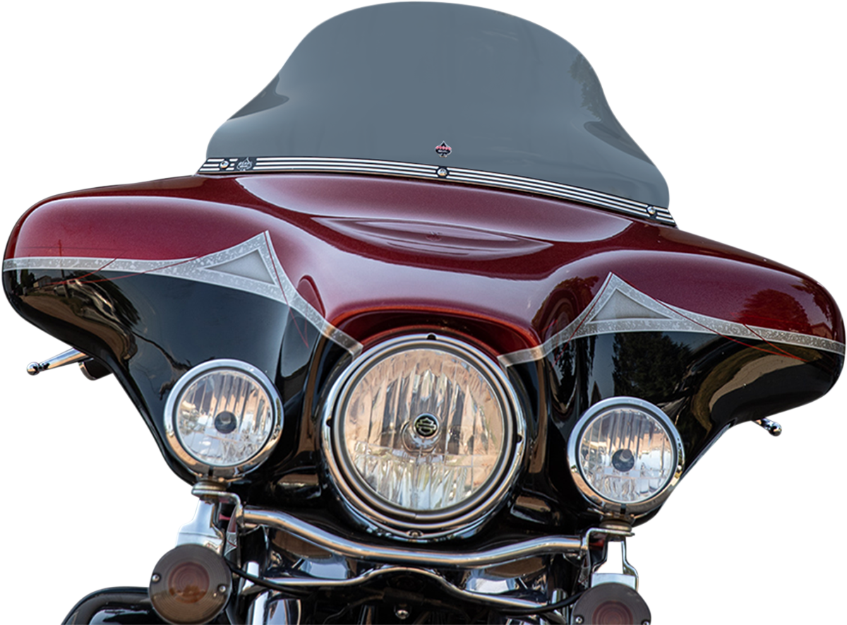 KLOCK WERKS Flare® Windshield - 10-1/2" - Tint - '96-'13 FLH KWW-01-0619-T