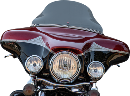 KLOCK WERKS Flare® Windshield - 10-1/2" - Tint - '96-'13 FLH KWW-01-0619-T