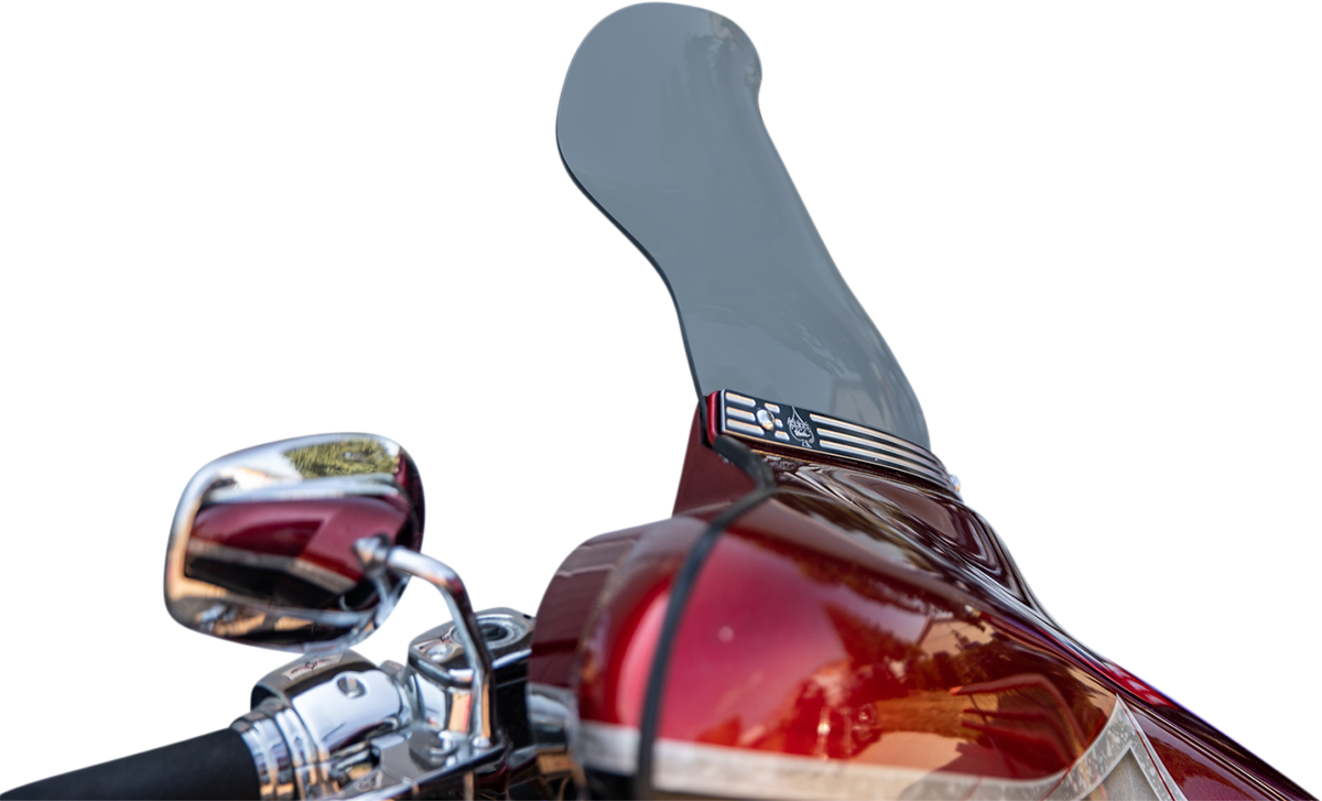 KLOCK WERKS Flare® Windshield - 10-1/2" - Tint - '96-'13 FLH KWW-01-0619-T