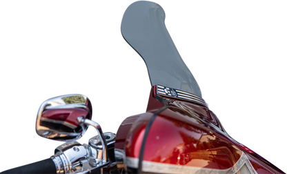 KLOCK WERKS Flare® Windshield - 10-1/2" - Tint - '96-'13 FLH KWW-01-0619-T